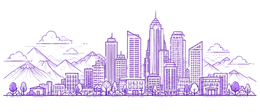 Medellín skyline illustration