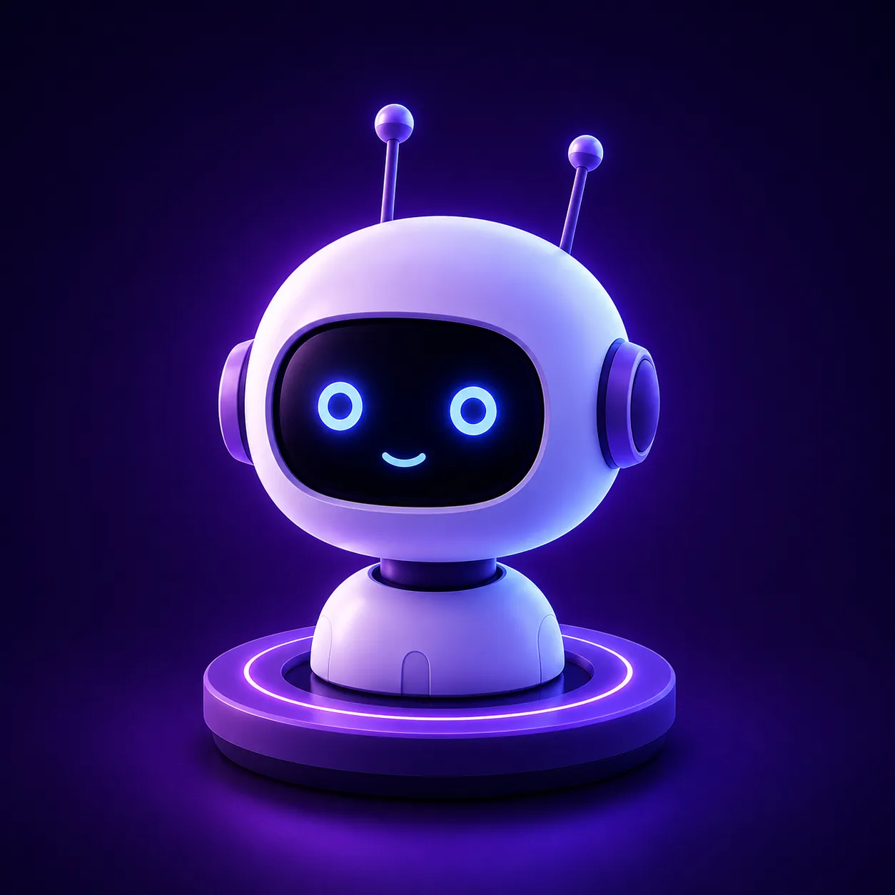 Illustration of an AI assistant